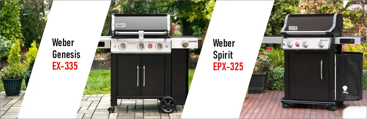 Умные газовые грили Weber Genesis EX-335 и Weber Spirit EPX-325