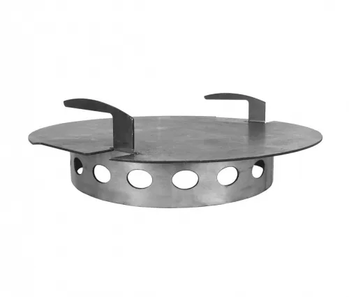 Комплект из кольца для угля и жароотсекателя для копчения и запекания для круглого гриля диаметром 47 см