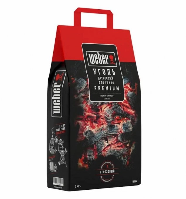 Кусковой древесный уголь