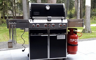 Газовый гриль Weber Summit E-470, Московская область, 2014