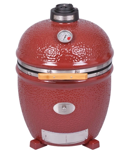 Керамический угольный гриль Monolith Le Chef Pro Solo, 55 см, красный