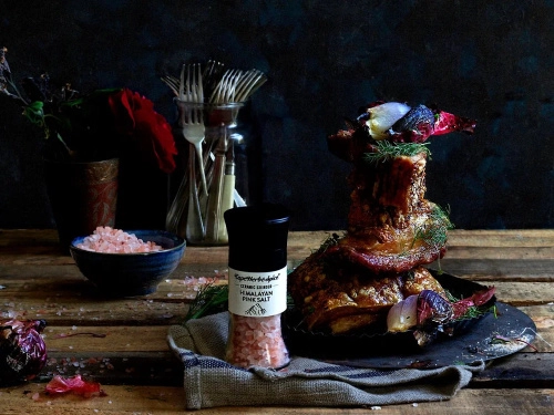 Гималайская розовая соль Cape Herb & Spice мини мельница