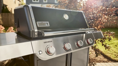 Газовый гриль Weber Genesis E-415 черный