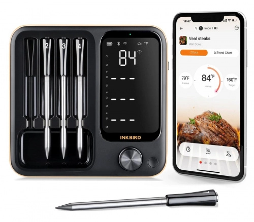 Интеллектуальный Wi-Fi и Bluetooth термометр Inkbird INT-14-BW