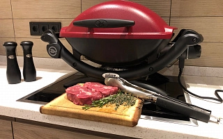 Электрический гриль Weber Q-1400, Москва, 2018