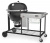 Большой рабочий стол из нержавеющей стали Угольный камадо гриль Weber Summit® Kamado S6 Grill Center