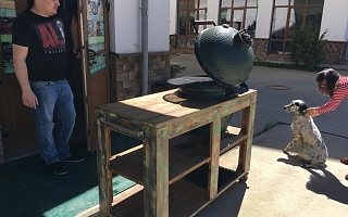 Керамический гриль Big Green Egg L, Красная поляна, 2016