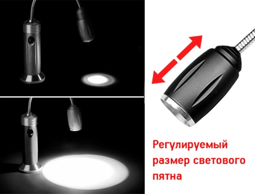 Регулировка диаметра светового круга