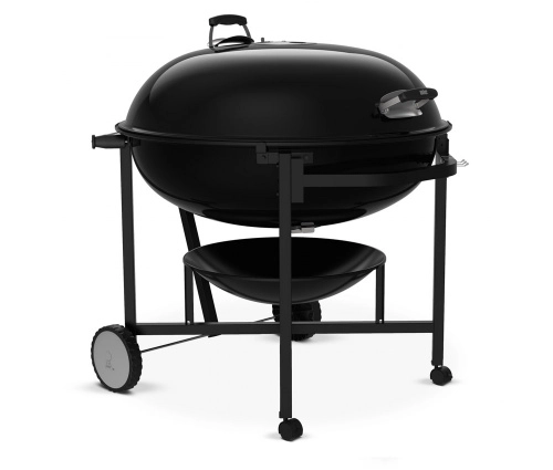 Гриль крупный и тяжелый. Вес 67 кг. Поэтому в Weber Ranch Kettle мощное и надежное основание