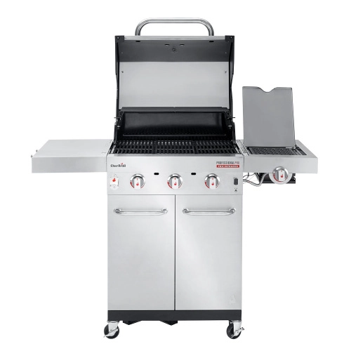 Char Broil Professional 3S.  Инфракрасная боковая конфорка. Крышка с теплоотражающим экраном