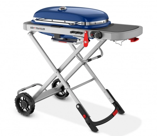 Газовый гриль Weber Traveler синий океан