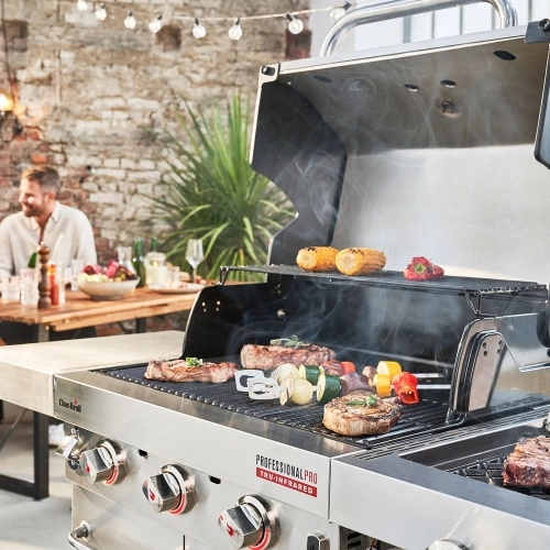 Char Broil Professional 3S. Подсветка ручек регуляторов