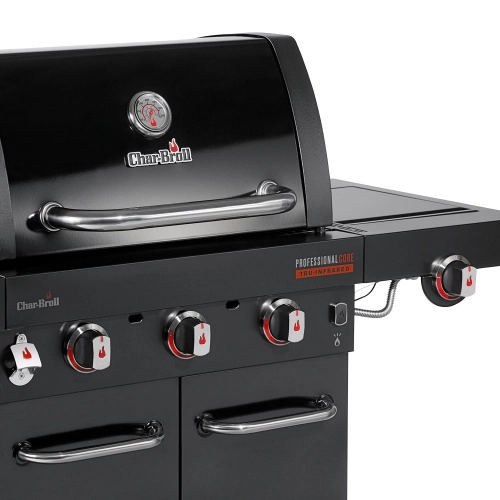 Char Broil Professional Core 3B. Подсветка ручек регуляторов
