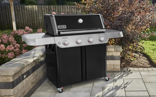 Газовый гриль Weber Genesis E-415 черный