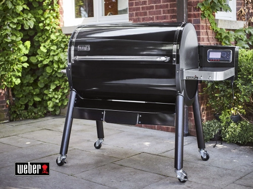 Большой пеллетный гриль для настоящих профессионалов копчения. Weber SmokeFire EX6 GBS