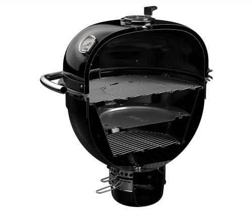 Схема размещения жароотсекателя. Угольный камадо гриль Weber Summit® Kamado S6 Grill Center