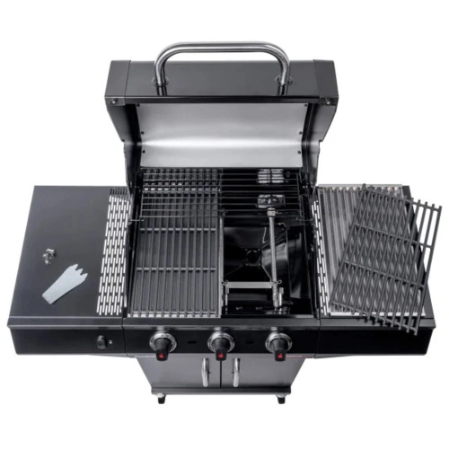 Горелки из нержавеющей стали и эмалированный поддон. Char-Broil Performance CORE 3B