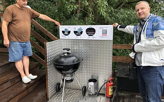 Угольный гриль Weber Master-Touch GBS E-5750, Москва, Вейк серфклуб Малибу, 2019