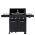 Char Broil Professional Core 4B. Панели крышки из эмалированной стали.  Конфорка в правом столе
