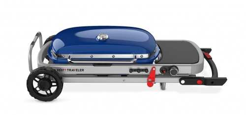 Газовый гриль Weber Traveler синий океан