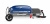 Газовый гриль Weber Traveler синий океан