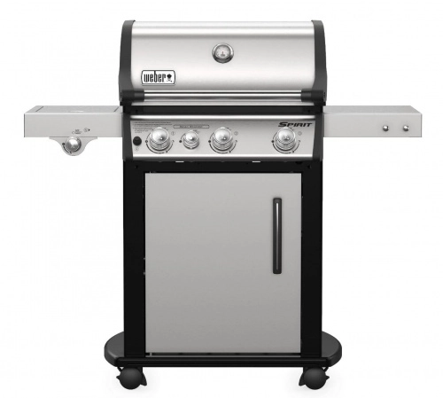 Премиум модель гриля Weber Spirit SP-335. Цвет - нержавеющая сталь