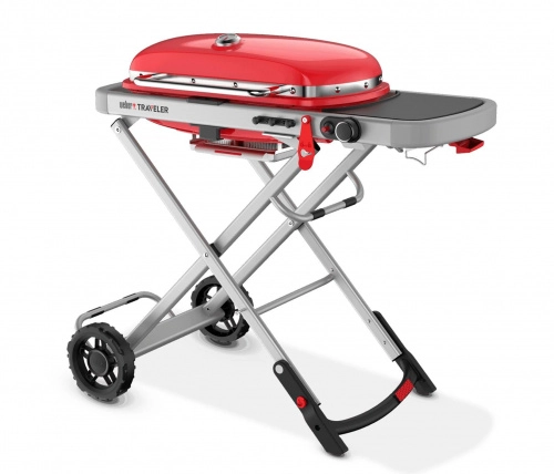 Газовый гриль Weber Traveler красный