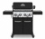 Большой газовый гриль с боковой конфоркой и вертелом. Broil King Crown 490