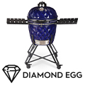 Керамические угольные грили Diamond Egg