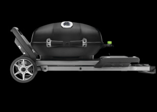 Складная подставка-тележка Оснащена 2 всепогодными колесами, 2 рабочими столиками и крючками для инструментов 