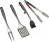 Набор инструментов Char-Broil, 4 предмета (лопатка+щипцы+кисточка+ вилка)