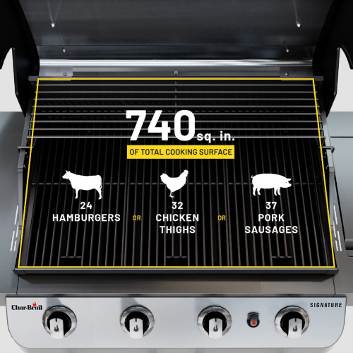 Газовый гриль Char-Broil Signature Series 4S