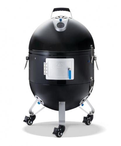 Убрав один ярус коптильню можно легко превратить в классический угольный гриль