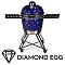 Керамические угольные грили Diamond Egg
