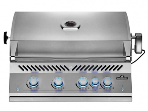 Встраиваемый газовый гриль с 4 горелками