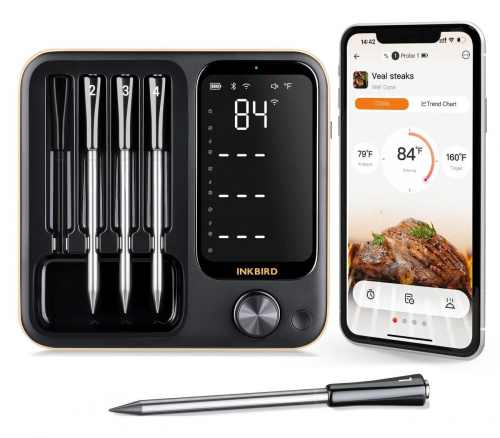 Интеллектуальный Wi-Fi и Bluetooth термометр Inkbird INT-14-BW
