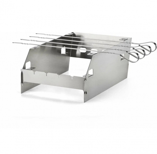 Шампуры можно располагать на двух уровнях