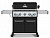 Большой газовый гриль Broil King Baron 590. 5 горелок, вертел, горелка вертела, боковая конфорка