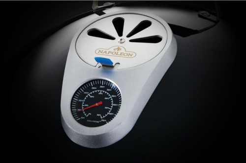 Термометр на крышке с заслонкой для регулировки температуры