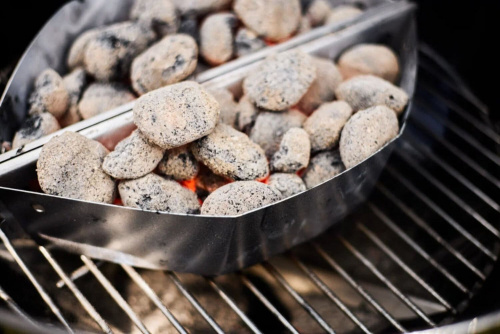 Меньше дыма, чем при использовании древесного угля