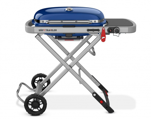 Газовый гриль Weber Traveler синий океан
