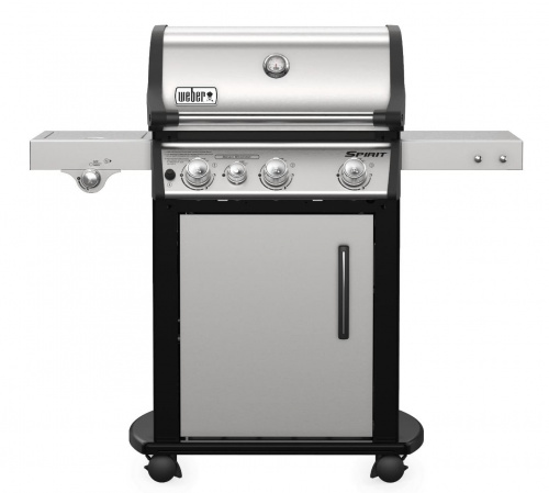 Премиум модель гриля Weber Spirit SP-335. Цвет - нержавеющая сталь