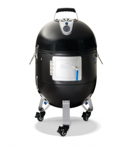 Убрав один ярус коптильню можно легко превратить в классический угольный гриль