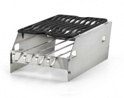 Можно одновременно жарить шашлык и сохранять температуру стейка