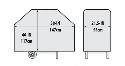 Премиум чехол для грилей Broil King Signet 300, Crown/Baron 400