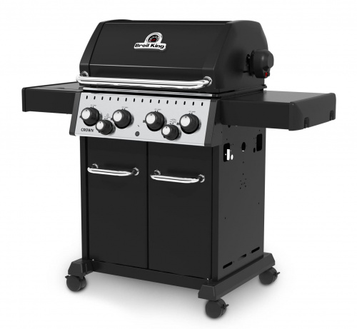 Баллон до 24л хранится внутри гриля. Broil King Crown 490