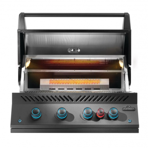 Инфракрасная горелка для вертела внутри котла