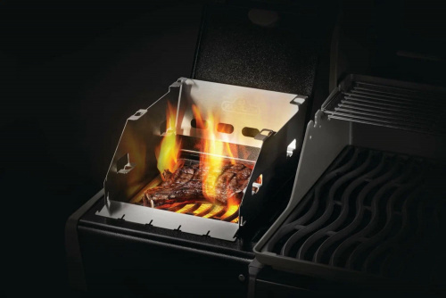 Защита готовящегося мяса от ветра